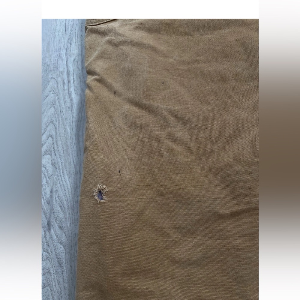 CARHARTT Brown, Bib‎ Overalls Lined  Workwear, Men’s Long Overalls, - Picture 8 of 16